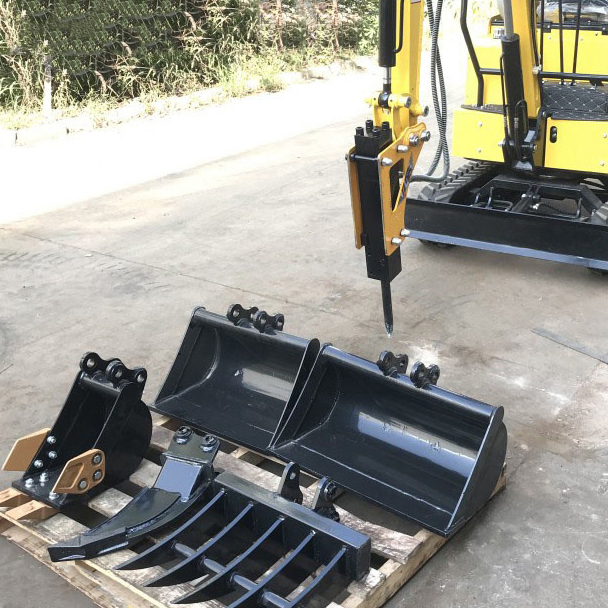 Auger Drill Attachment - Earth Auger Drill Hydraulic Thumb Rake