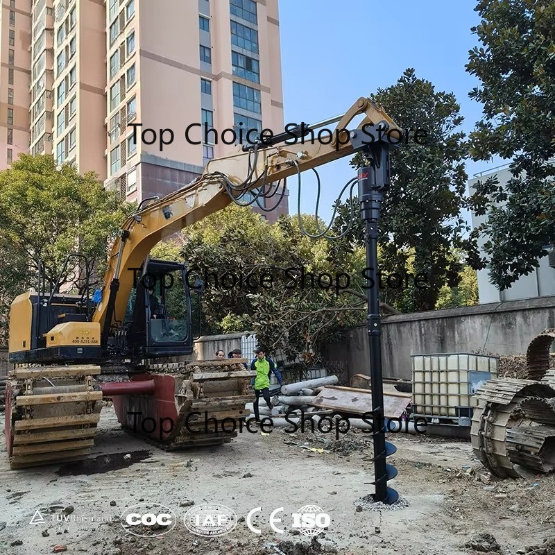 RAY Hydraulic Earth Auger Dril - огляд і ціна Auger Drill Attachment