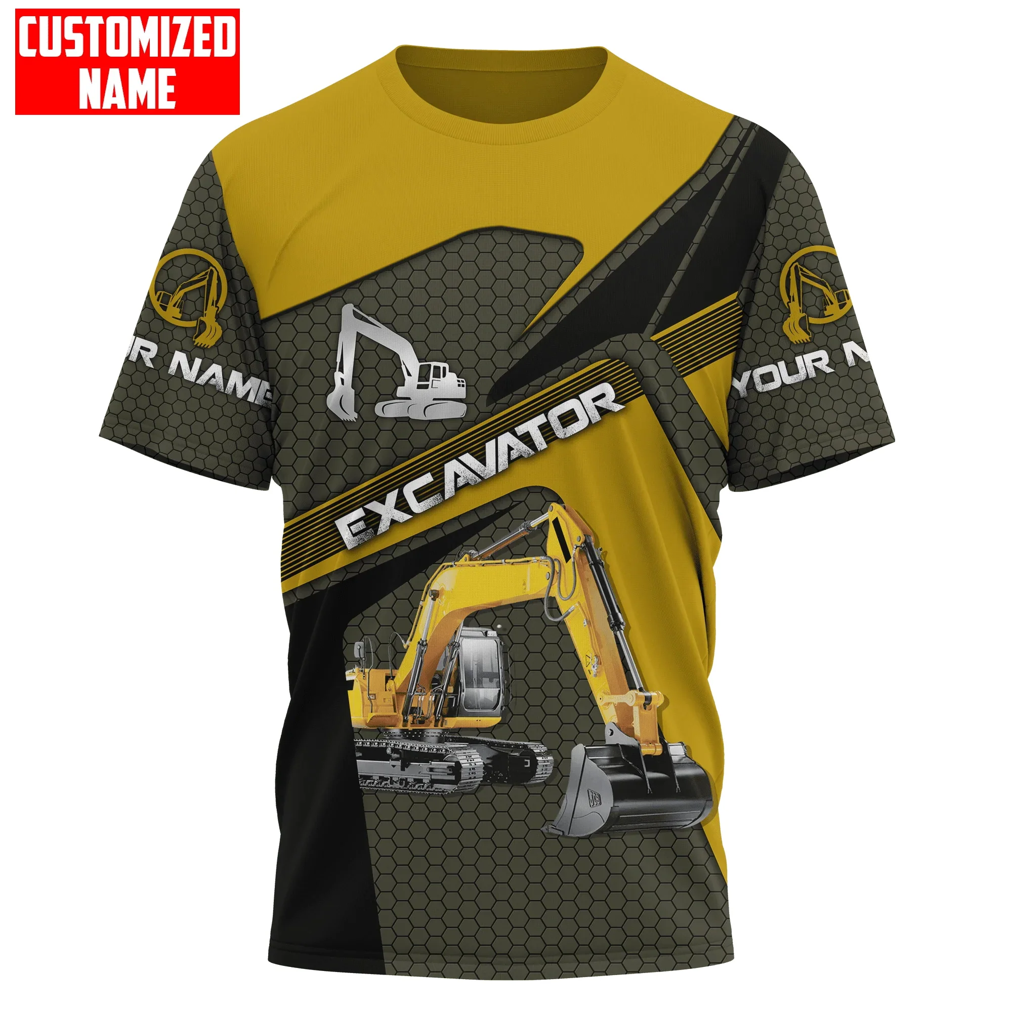 Personalized Name Excavator He - огляд і ціна Heavy Equipment Names