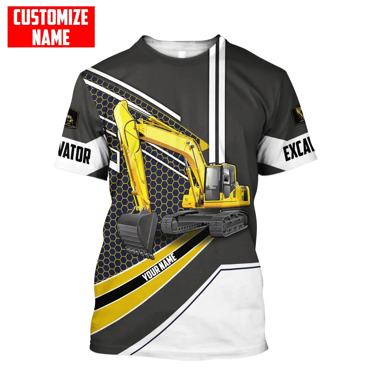 Personalized Name Excavator He - огляд і ціна Heavy Equipment Names