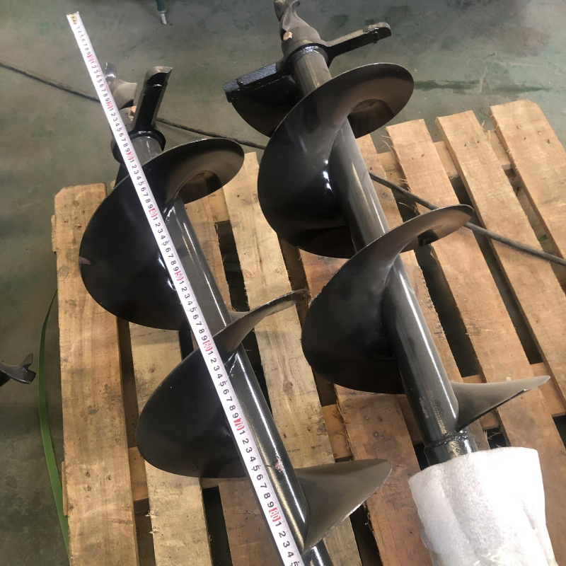 Earth Auger Drill Hydraulic Th - огляд і ціна Auger Drill Attachment