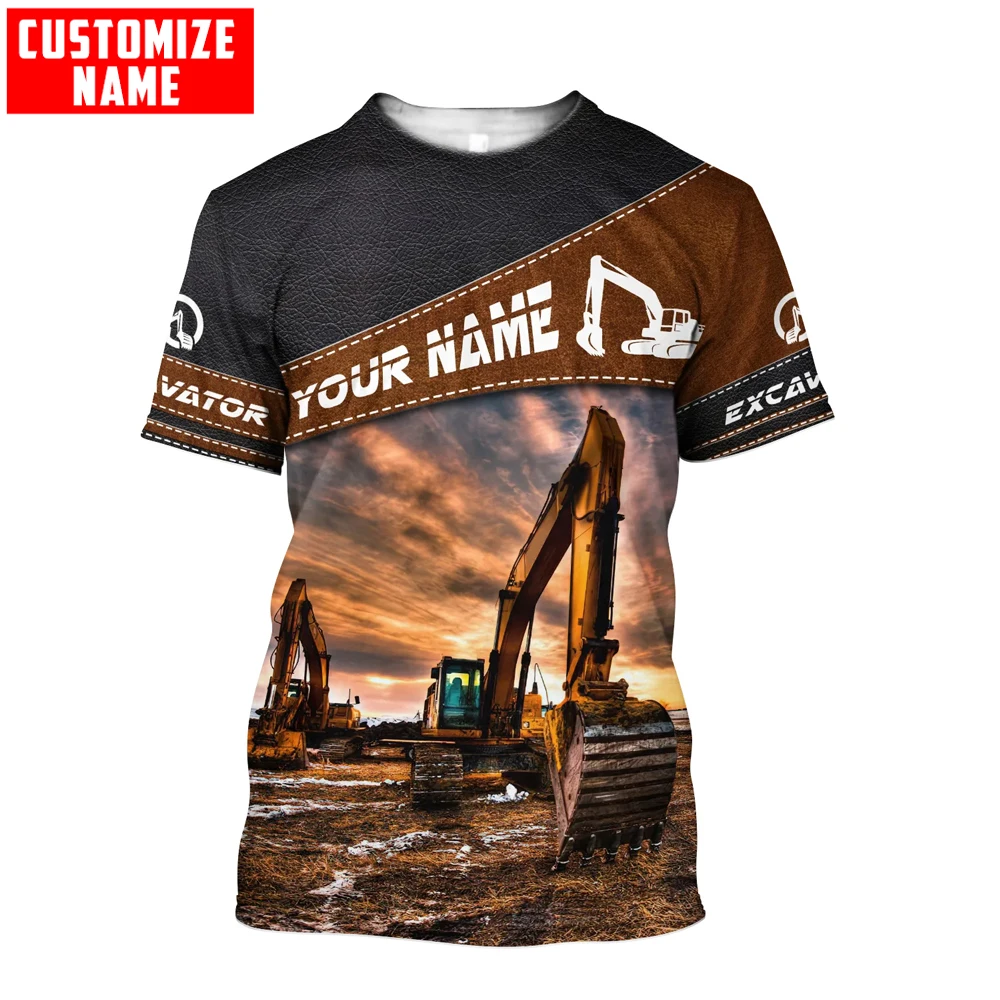 Personalized Name Excavator He - огляд і ціна Heavy Equipment Names