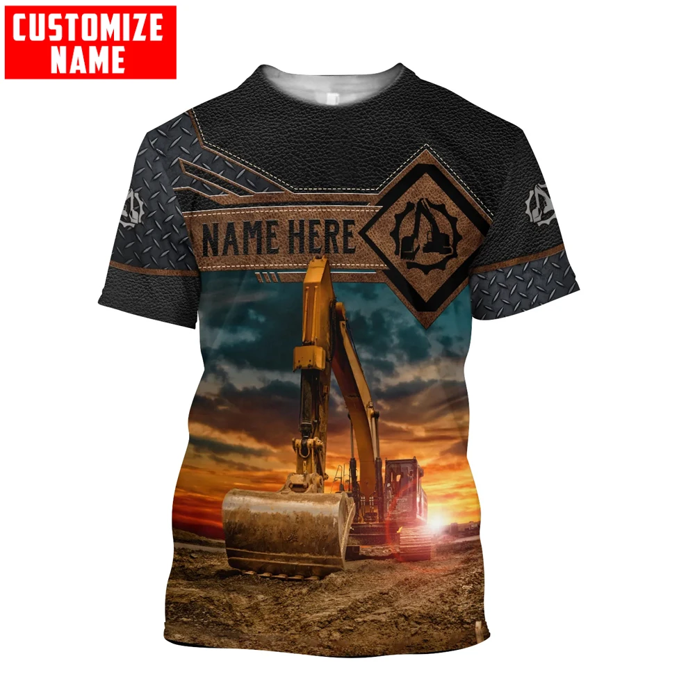 Personalized Name Excavator He - огляд і ціна Heavy Equipment Names