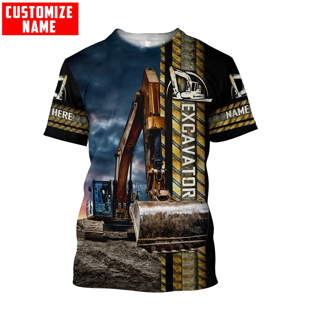 Personalized Name Excavator He - огляд і ціна Heavy Equipment Names