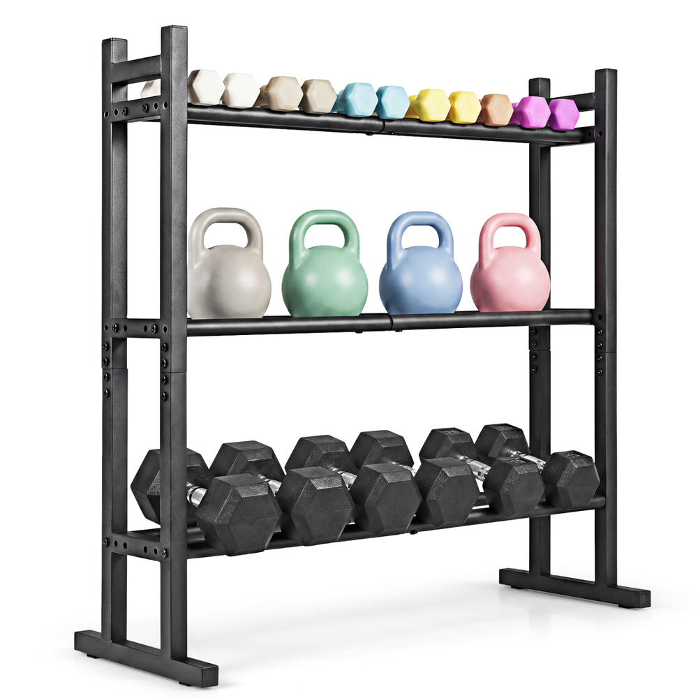 Heavy Duty 3-Tier Dumbbell Rac - огляд і ціна Heavy Equipment Training