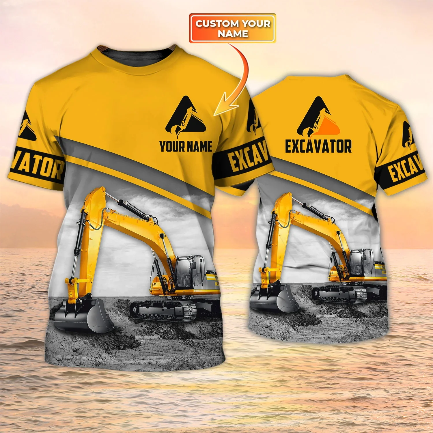 Newest Summer Fashion Men's T- - огляд і ціна Heavy Equipment Names