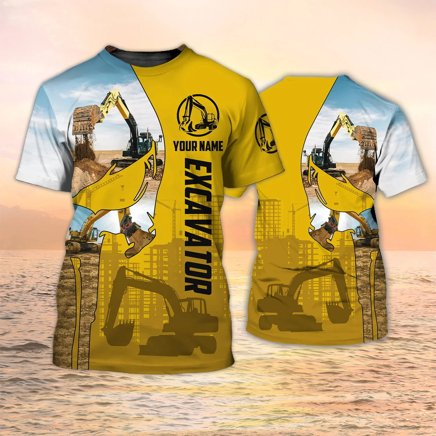 Newest Summer Fashion Men's T- - огляд і ціна Heavy Equipment Names
